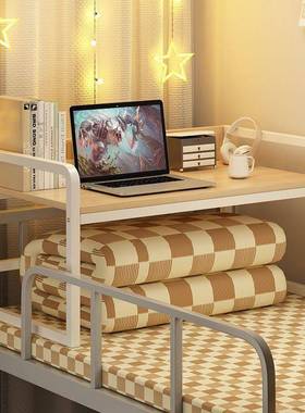 电脑上下铺寝室人书桌钢架懒学生宿舍卧室笔记电竞桌AXD学本习写