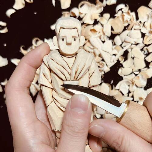 【刁刻岛】詹小山木雕雕刻工具手工DIY雕刻刀主刀细节刀