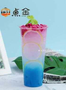 彷真奶盖饮料水果茶模型贡喜茶饮品奶茶果汁模型模具展示假样品