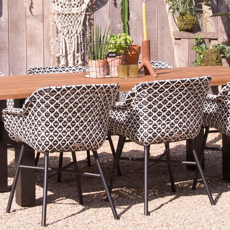 户外花园阳台庭院藤编桌椅组合仿藤椅子创意休闲民宿酒店户外家具