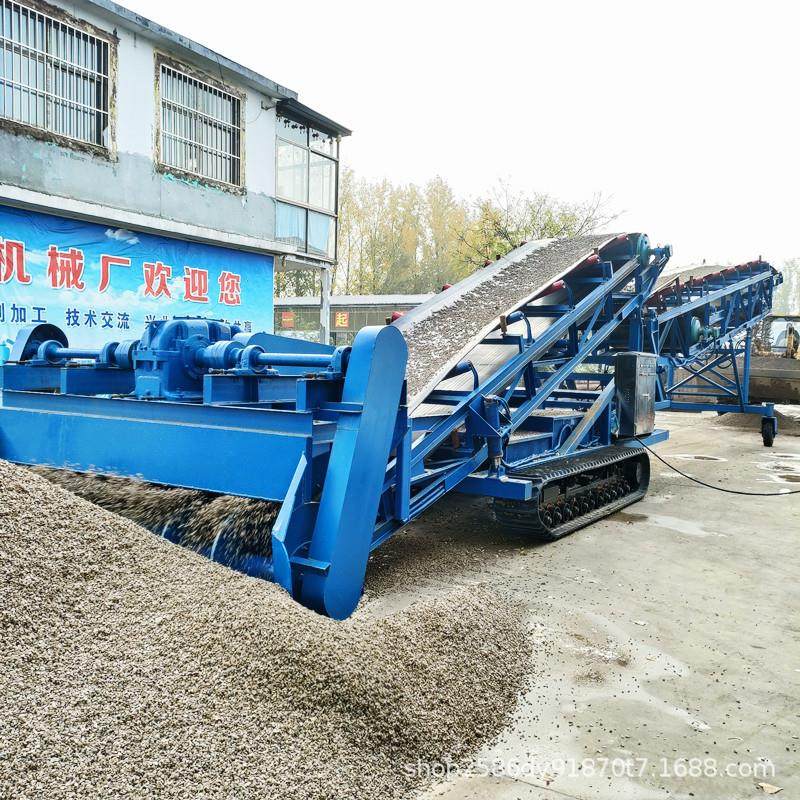 500吨输送量石子装车扒料机 履带行走 1.2米带宽螺旋扒渣机,搬运/仓储/物流设备,输送机,淘宝优惠券,粉丝福利购,淘宝优惠卷