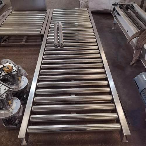 厂家无动力滚筒线 辊道输送机 下坡传输带卸货滑梯 地滚线