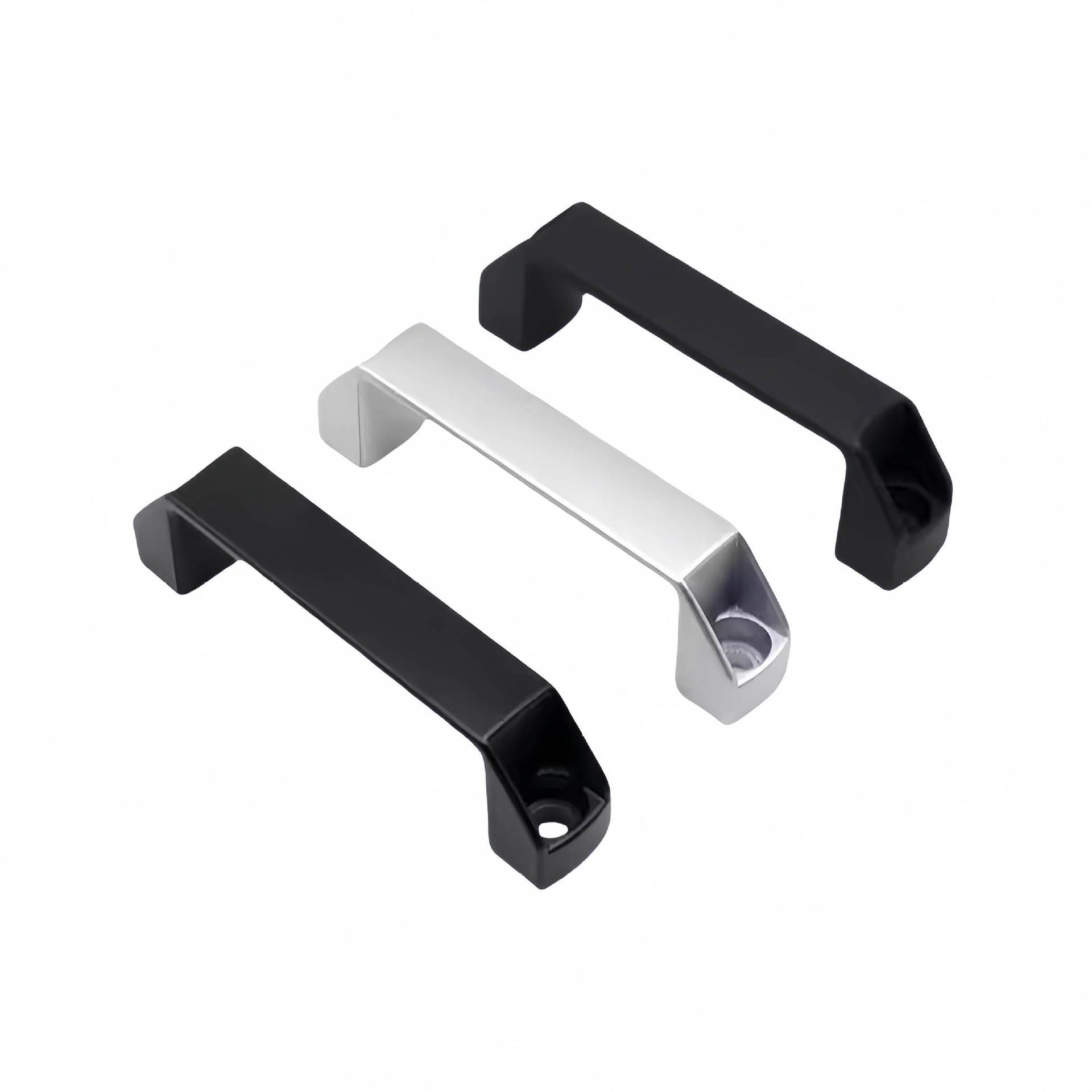 黑色尼龙方形拉手XAB01/02/03/04-L90/L120/L180-A B C D E F G M