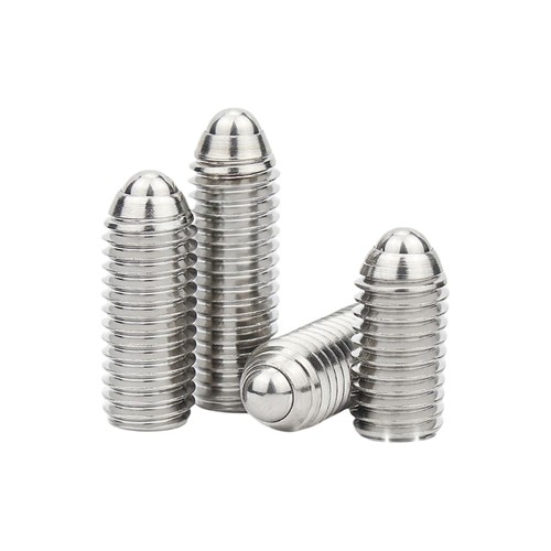 不锈钢加长重载球头柱塞BSZL3/4/5/6/8/10/12/16波珠定位锁紧