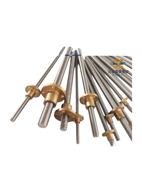 微型滑动丝杠MSSRA/MSSRW/MSSR/MSSRN4 6 8 10 12 15梯形丝杆螺杆