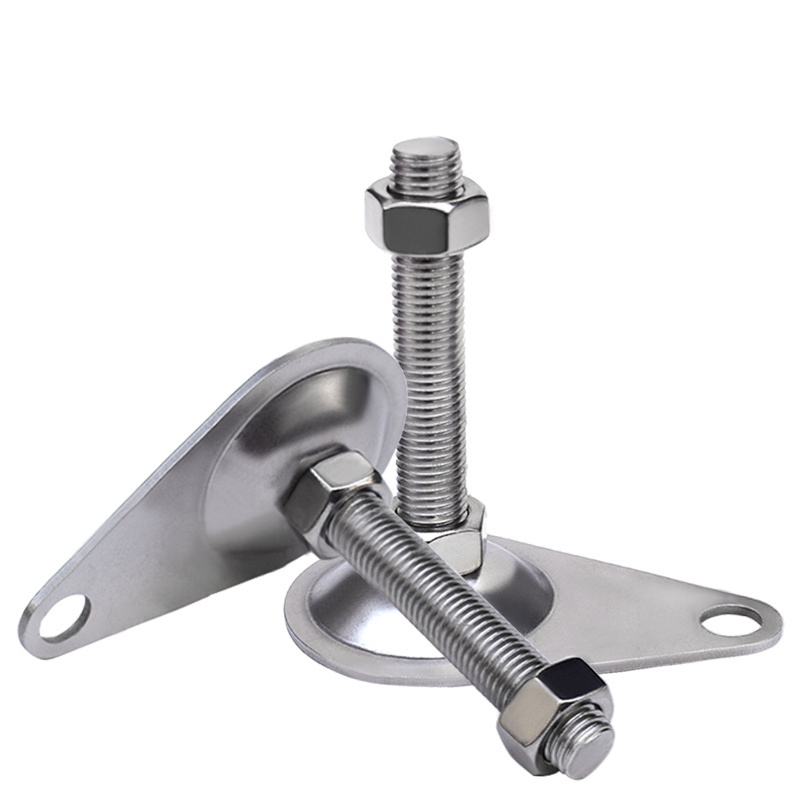 轻载型偏心脚杯 固定调节脚水滴形WAN01/02-D100/D115-M12/M16-L