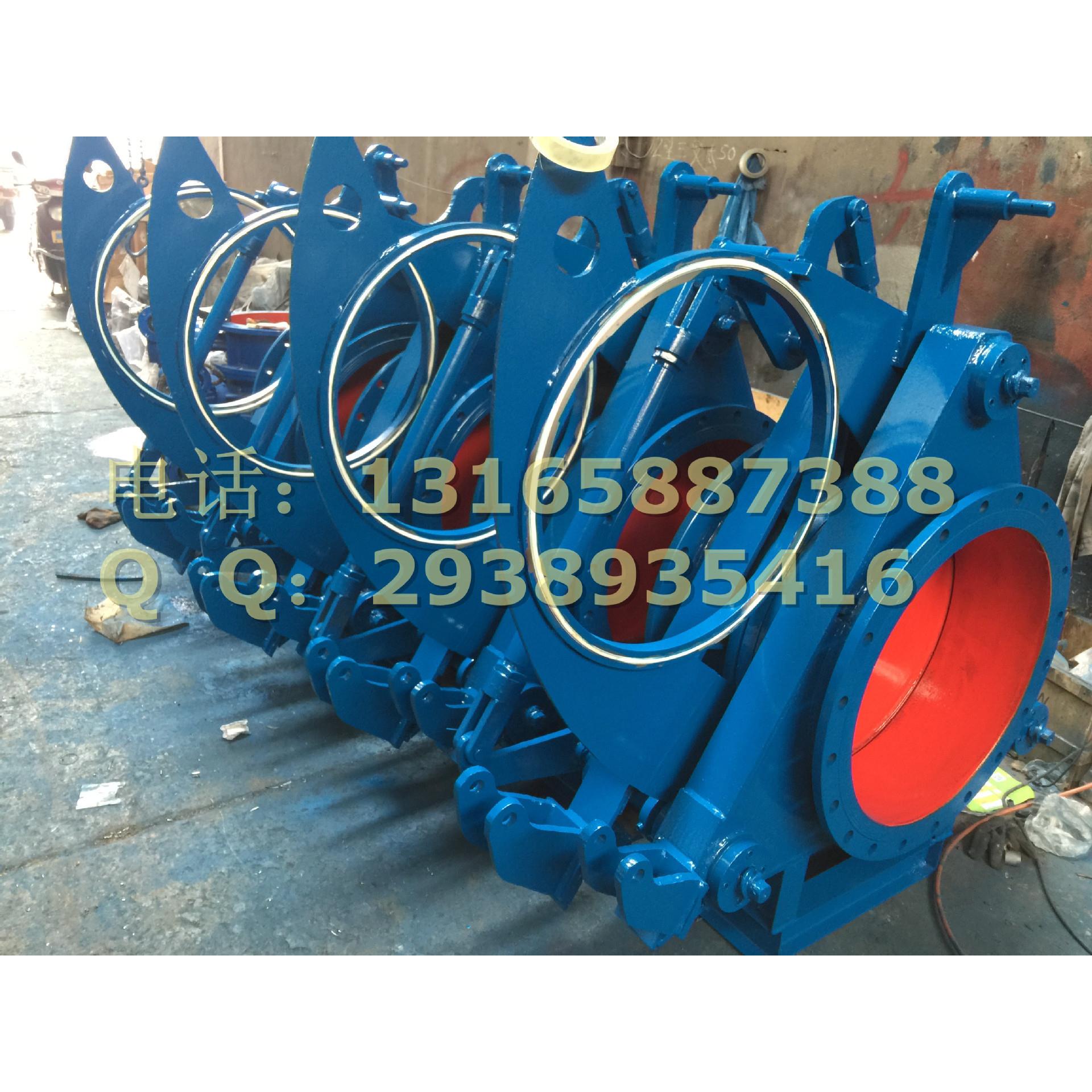 气动盲板阀F643X-2.5C DN600 F943X-6C电动推杆盲板阀眼镜阀