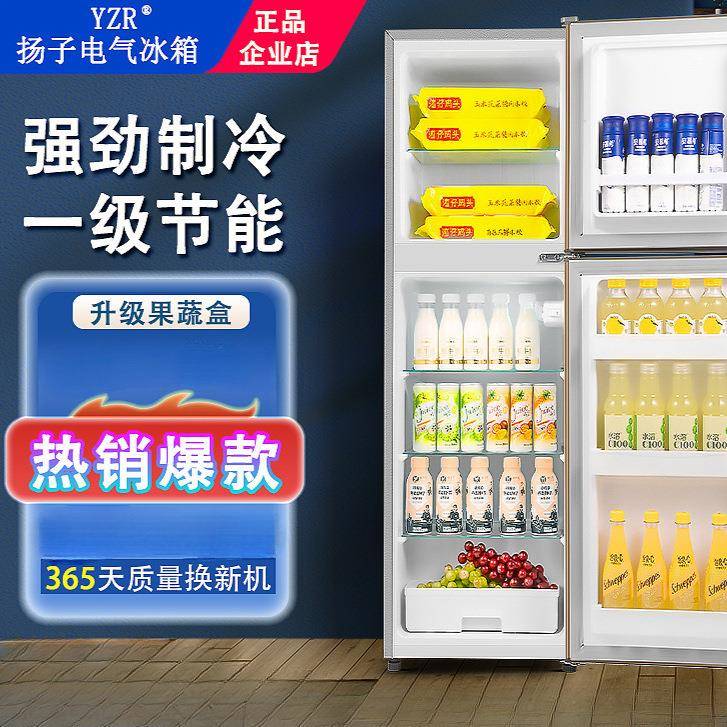 扬子电气小冰箱家用小型冷冻冷藏迷你宿舍二人出租房一级能效节能