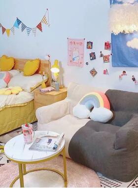 卧室网红双沙发懒人沙发榻榻屋米单BEG人出租小人沙发出租屋房间