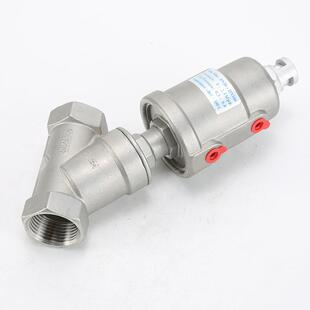 304全不螺锈钢头内座纹丝扣/Y温458型蒸汽气动角阀耐高自动控制阀