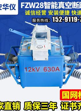 华仪FZW28-12F户外智能高压真空断路器手动/电动10kv分界负荷开关