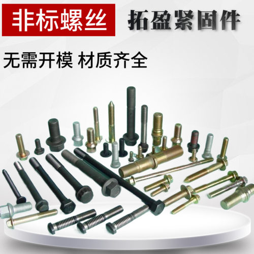 厂家加工定制各种异形螺栓异型螺丝非标螺栓螺丝支持来图来样订做
