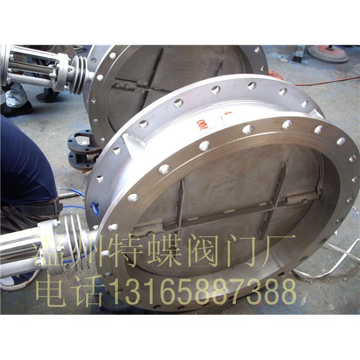 专业生产法兰式不锈钢通风蝶阀默认项不锈钢法兰