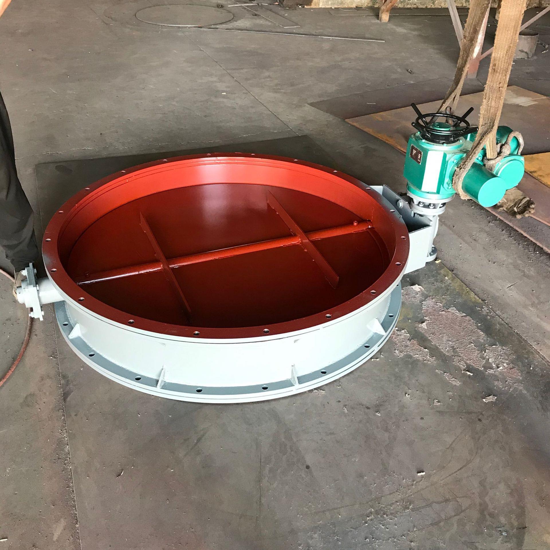 电动通风蝶阀管道阀门电动不锈钢百叶阀蝶阀管道法兰式