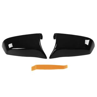 适用宝马5系51167187E60F0牛2F1008 角黑5116亮7 13年后视镜壳改装