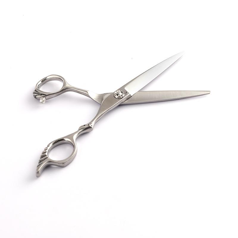 理发剪刀美发剪448刀工具寸打薄货剪现刀6供应6寸哑光440C平剪