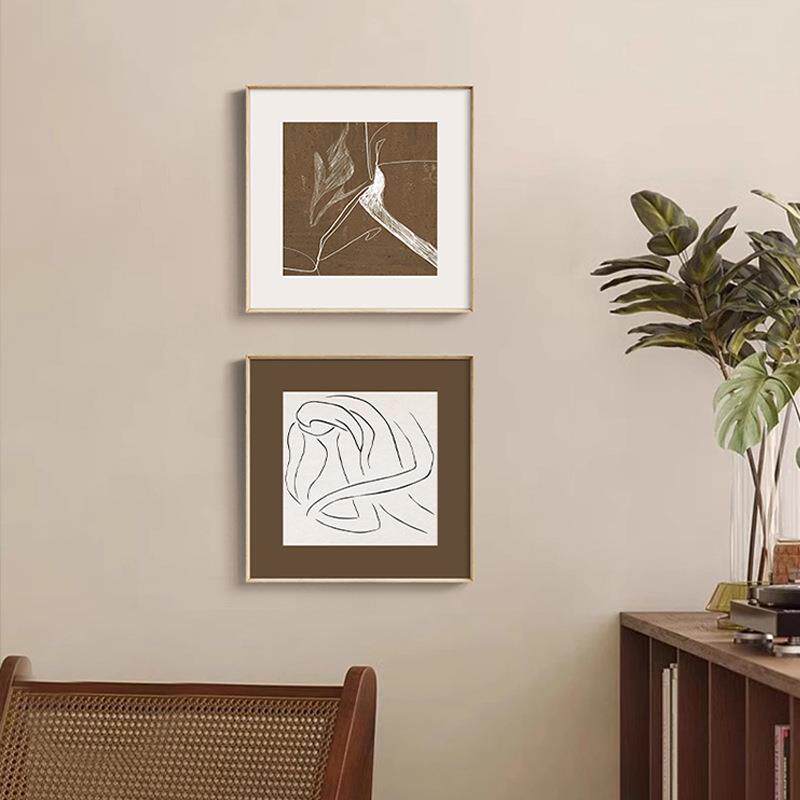 听风餐现代简约象厅装饰画术创意高级感客艺厅卧QX202412室床头挂