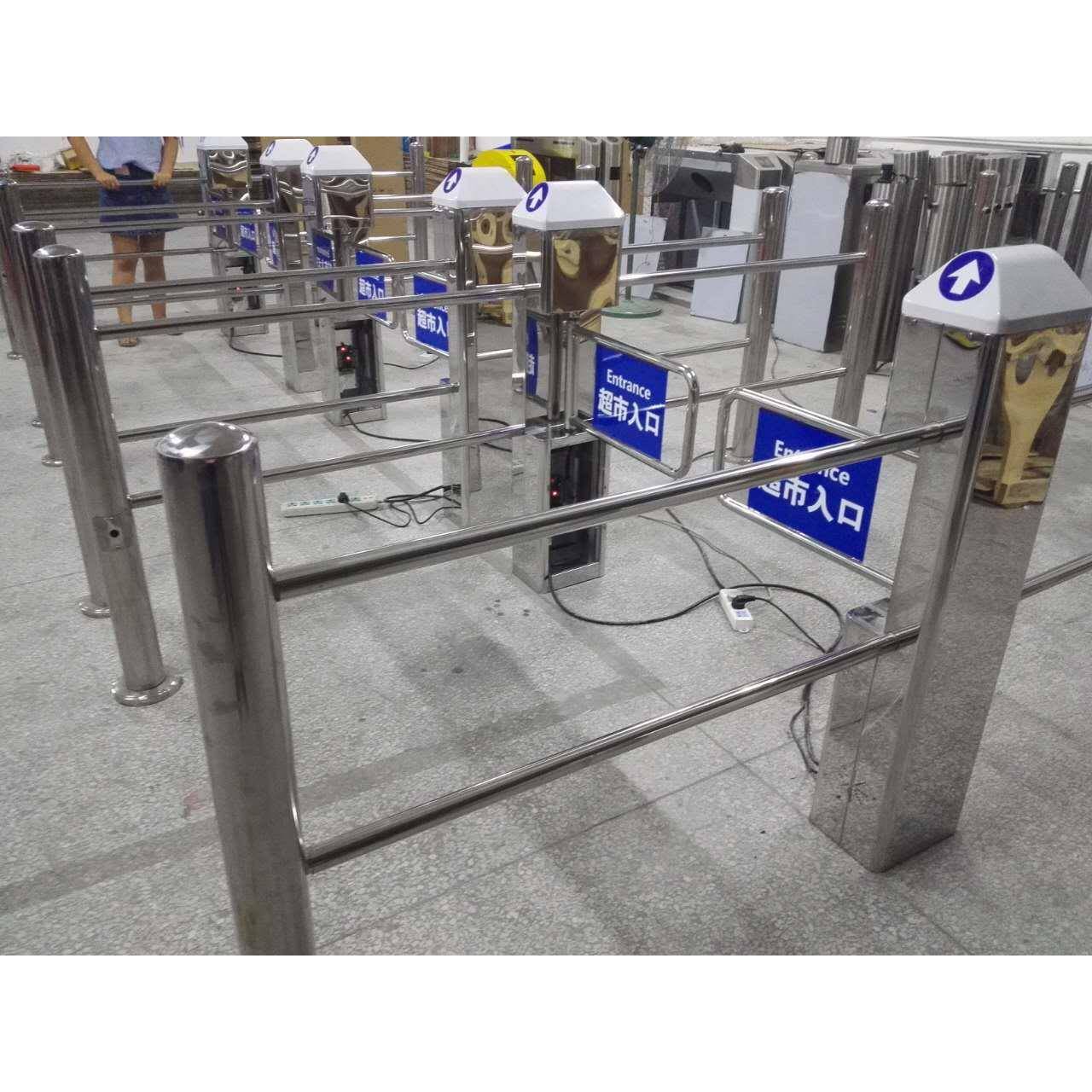 超市XYT-BZL0入口单向超市自动感应红外门雷达入口门只进禁不门出