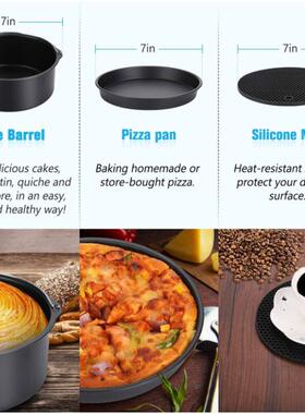 烤空气炸锅配件7in套寸7件适用48099于3.5-5号.8QT各型烘篮双层烤