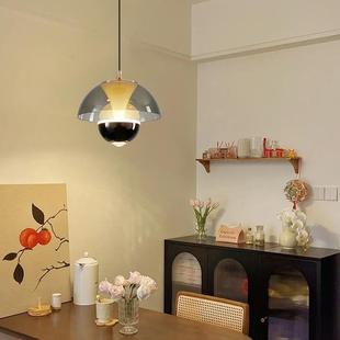 88烟灰花苞床头吊灯现代厅简新意式 餐卧室吊线灯 轻奢感2约025款