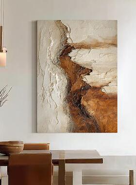 《岩迹》大芬村手绘油肌客厅古中风抽象画玄关理al202511装画饰餐