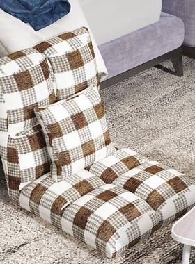 板懒人沙单人榻榻卧米室阳台宿舍小沙发床上靠背QIL椅折叠可爱发