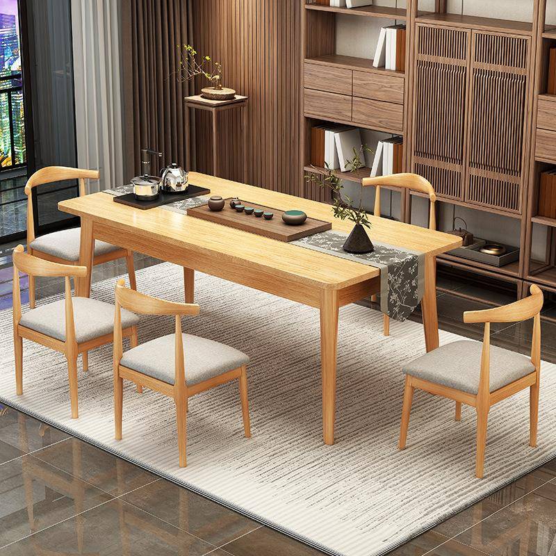 桌茶椅组合小型办公室用功夫泡茶台DNZ01548家阳台茶几中式实茶木