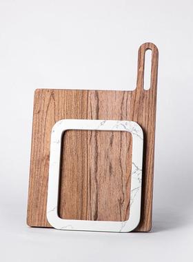 大千新品创意D-S22BJ3原人造理石方框摆木件样板大间厨装房砧板菜