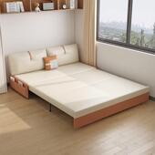 沙手发两用小户型客厅可折叠拉多功能单双人轻奢可储物无床扶SSW