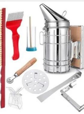 养护蜂套TEG装八8件不锈养蜂蜂钢箱烟熏套件隔热防刮刀设备工具