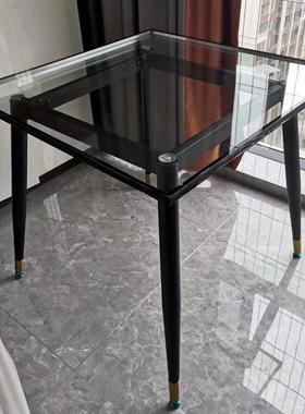 桌腿支架底方形架子岩板砖铁艺座餐桌子圆桌支瓷撑架OMY理大石桌