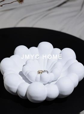 现意式脂树云摆件水果盘托盘收纳样板朵GD-H25间餐厅客厅茶几代软