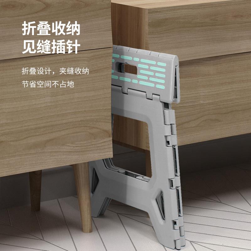 创意马凳克塑料叠加厚便携马餐扎式户外家用儿童成人桌折5196小板