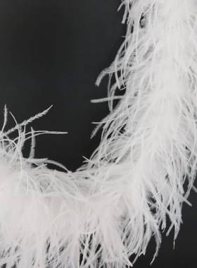 家直销层加TFF厚10-15c品m鸵鸟毛条服装饰配件多鸵鸟毛毛厂条