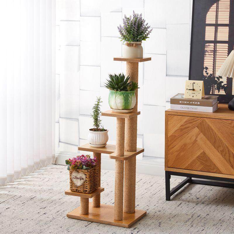 家新7602款麻植物用花架阳台室内多层置物厅架客落地剑麻花盆剑架,住宅家具,花架/花几,淘宝优惠券,粉丝福利购,淘宝优惠卷