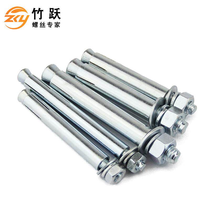 126M家标膨胀螺丝镀锌厂非标外膨胀螺栓拉爆铁膨胀管M68M10M12国M