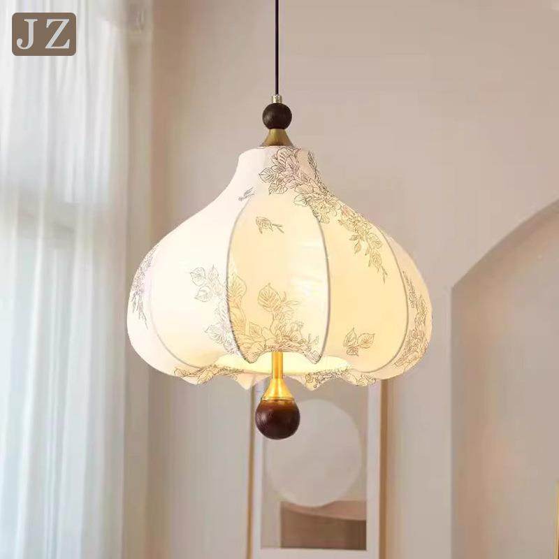 式古风布艺卧室灯美式古餐厅吊灯618vin法t复age南洋温馨主卧灯中,家装灯饰光源,智能吊灯,淘宝优惠券,粉丝福利购,淘宝优惠卷
