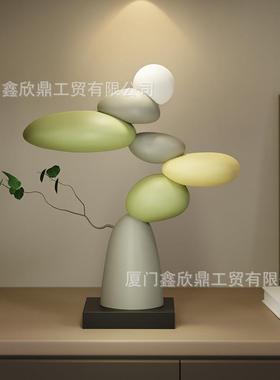 艺术客厅电高柜旁边落地SGN时大型摆件轻视奢来运转级艺