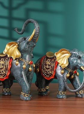 吉祥对象彩铜摆件CDQ家居成客厅玄关对装饰办公室桌全铜摆面品饰