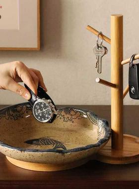 日式门入户鞋进柜放玄关钥匙家收摆件门纳F9676744口居装饰收纳盒