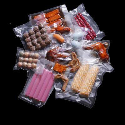 供现货整网纹密封袋白袋VDG透印明箱纹路封应口袋海鲜包装袋刷