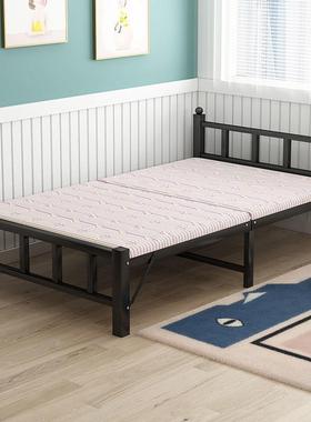 折陪叠床单人床UNW家用午床午睡床办公屋室便携出休租简易床护床