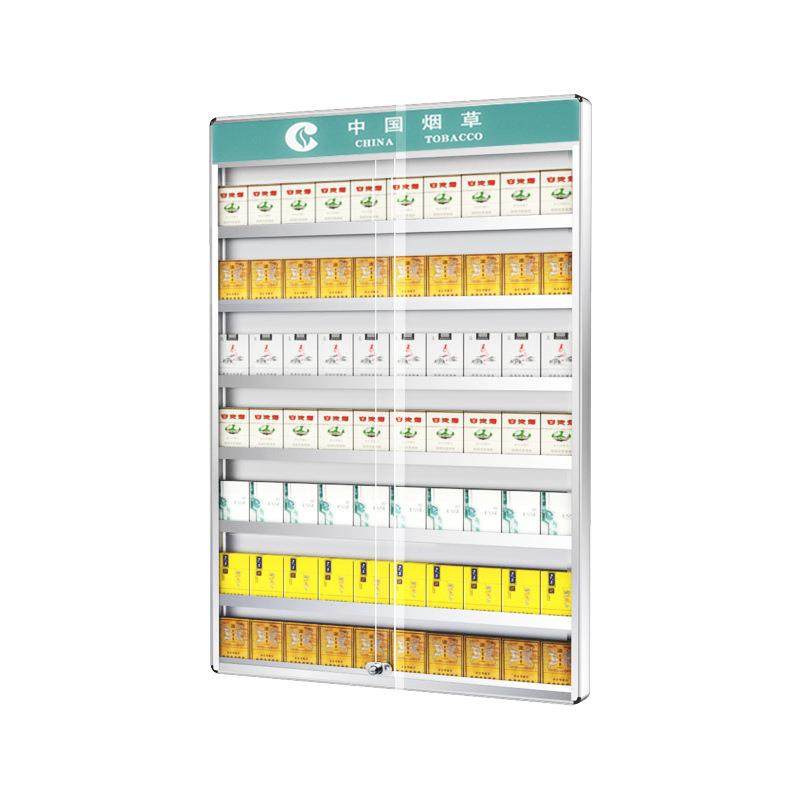 带告牌带灯烟柜挂墙器式香烟架展示架带推烟烟便广利店522香柜展,商业/办公家具,超市货架,淘宝优惠券,粉丝福利购,淘宝优惠卷