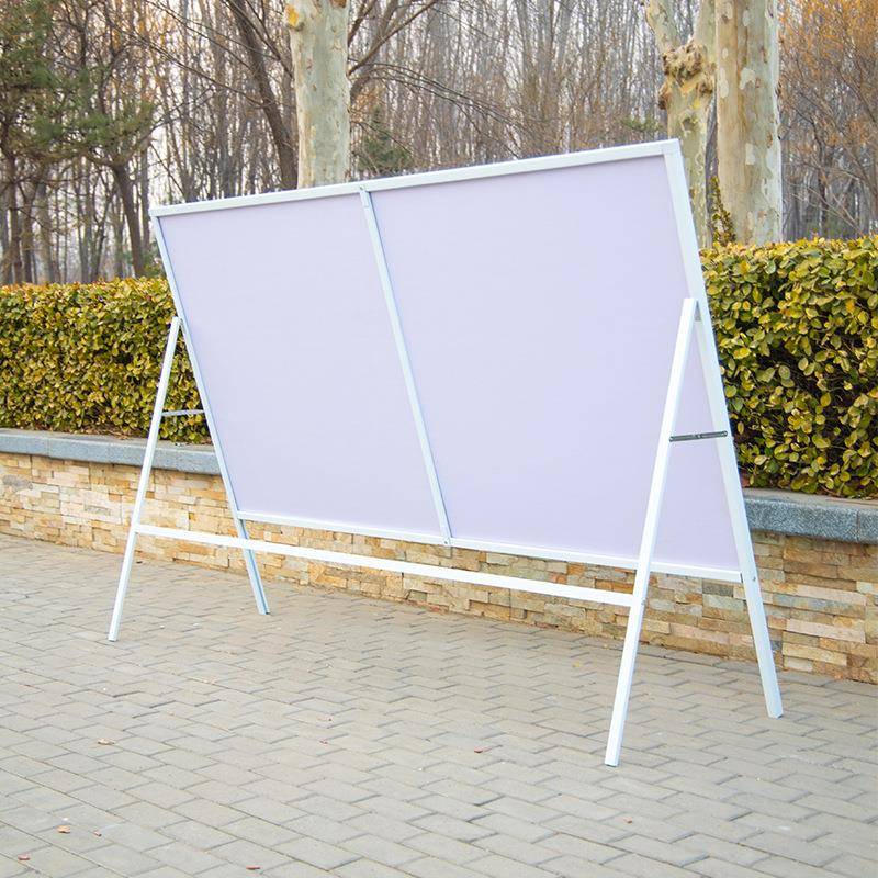 可大型展海报宣传栏立式落地式板广告展示架牌户YZ202302外移动公