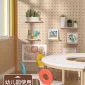 定制洞无品牌 洞板实木面装 饰隔墙板入户收玄关北欧墙上壁挂纳置