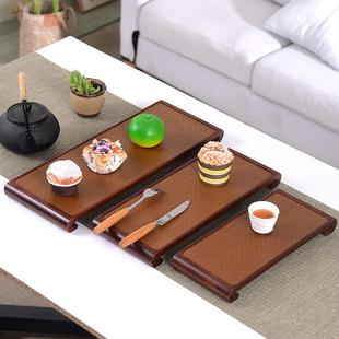 颜竹制餐点17978茶点托盘值百好物简约心搭下午茶零食点盘茶托盘
