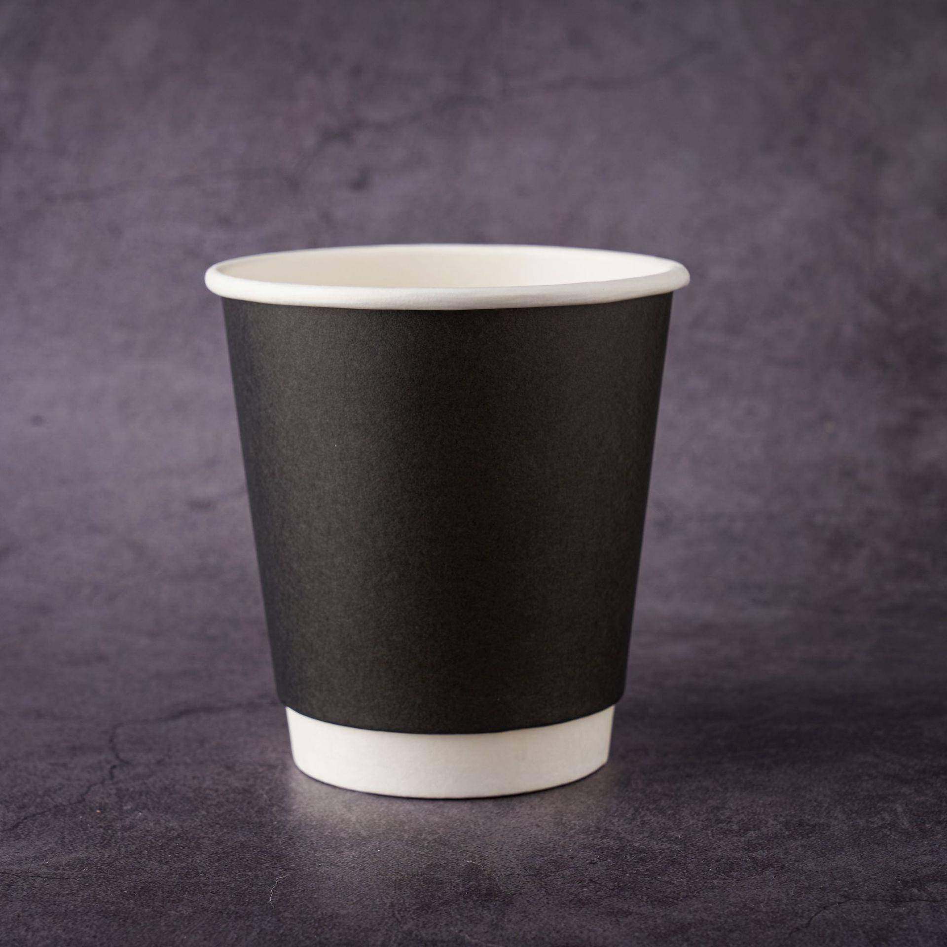 双现货色一次性咖ZOD啡杯层中空纸杯热饮奶防茶杯隔热烫黑打包杯,电子元器件市场,其它元器件,淘宝优惠券,粉丝福利购,淘宝优惠卷