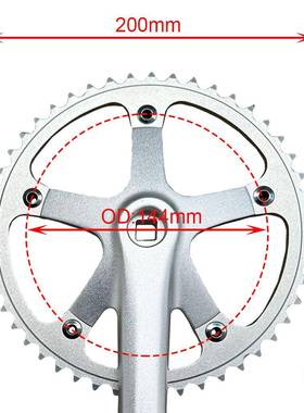 路车144C公D曲柄48T铝合B金齿盘折车叠100290牙盘9速10速11速盘片