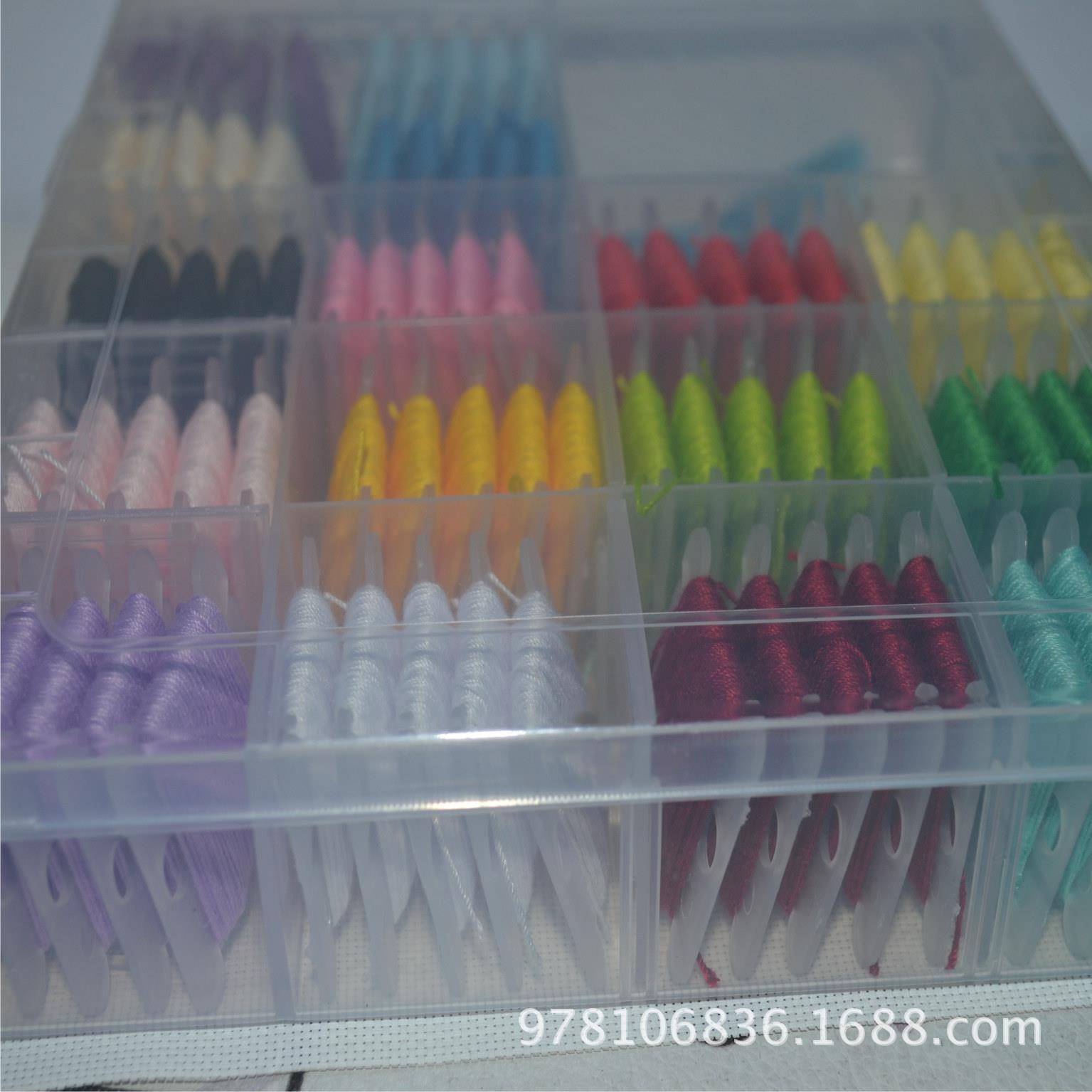 字绣鞋垫盒装十套装16色80片绣花手缝补配件作教hz-001学材料涤纶