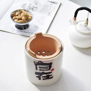中国风茶分体式耐火泥户炭炉炉芯茶室煮NBG茶暖茶器外围炉煮炉器